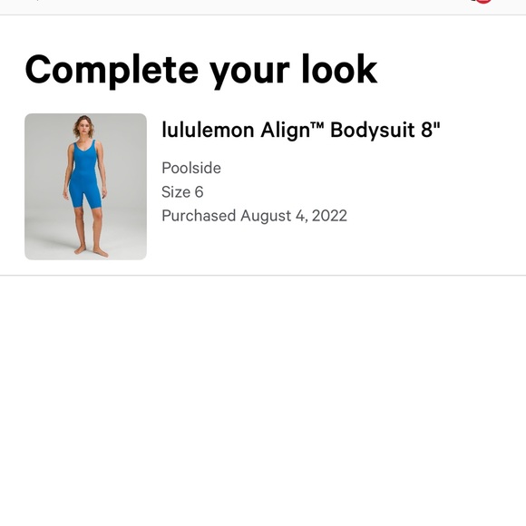 Lululemon Align Bodysuit in Poolside - Picture 2 of 4